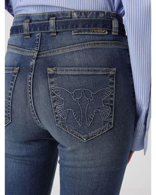 Pinko Blue Straight Denim Jeans