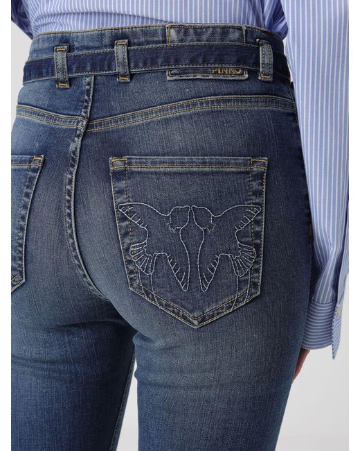 Pinko Blue Straight Denim Jeans