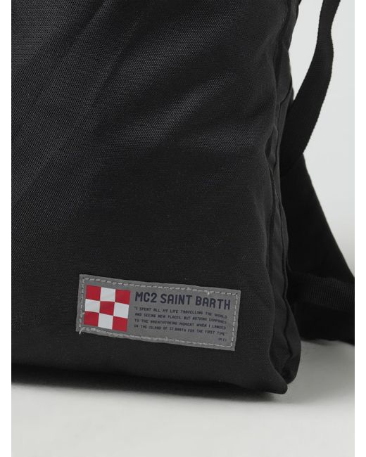 Mc2 Saint Barth Black Backpack for men