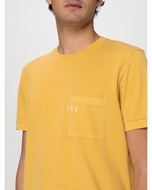 Polo Hombre Fay de hombre de color Orange