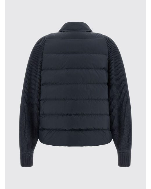 Brunello Cucinelli Blue Short Quilted Down Jacket