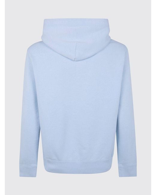 Polo Ralph Lauren Blue Cotton Blend Hoodie for men