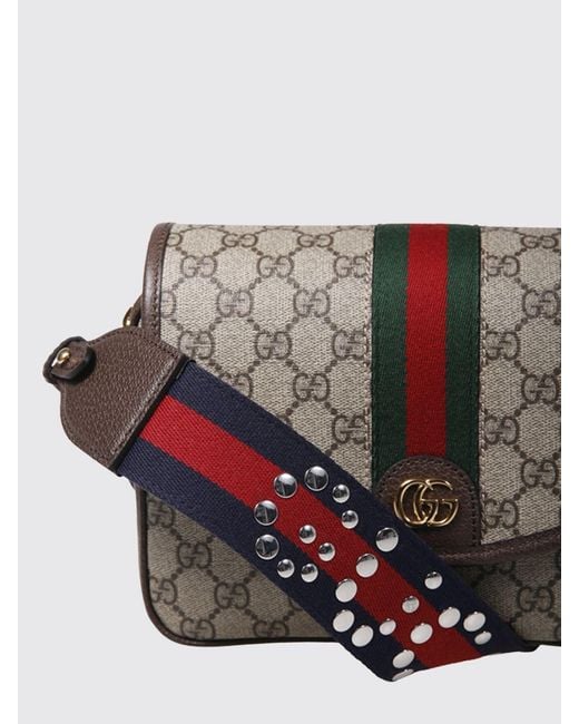 Gucci Gray Ophidia Mini Crossbody Bag
