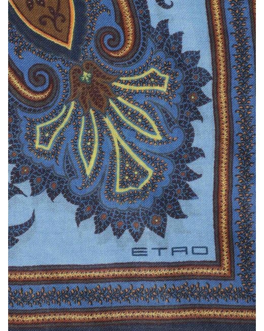 Etro Blue Scarf