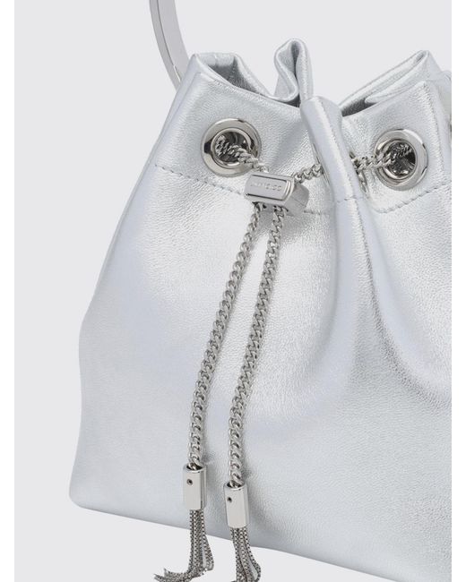 Jimmy Choo White Bon Bon Mini Bag