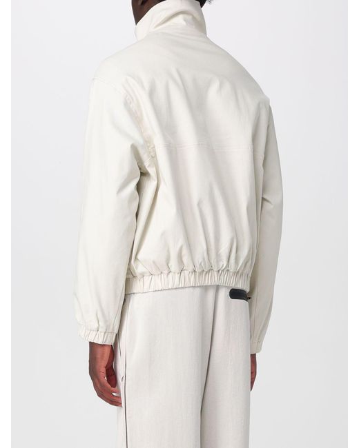 Carrera Natural Barrau Cotton Bomber Jacket With High Neck And Concealed Closure for men