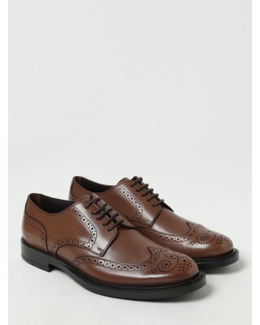 Chaussures derby Tod's pour homme en coloris Brown