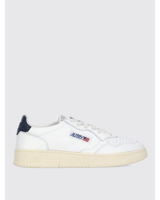 Autry Natural Medalist Leather Sneakers for men