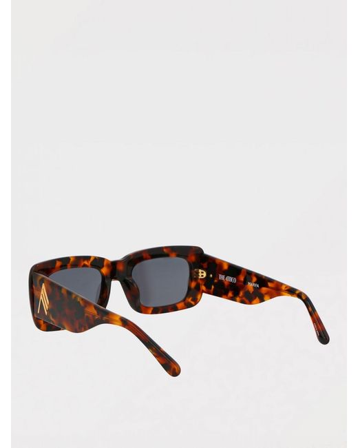 The Attico Brown Linda Farrow X Marfa Acetate Sunglasses