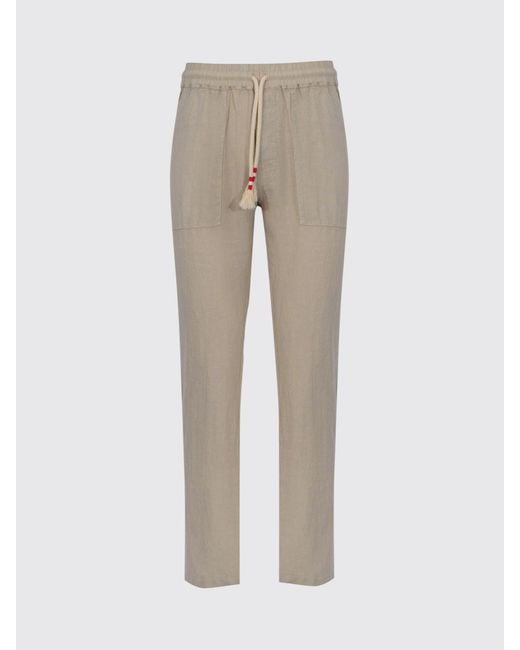 Mc2 Saint Barth Natural Linen Jogging Trousers for men