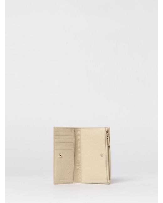 Coccinelle Natural Metallic Soft Hammered Leather Wallet