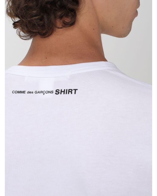 Comme des Garçons White T-shirt Comme Des Garcons for men
