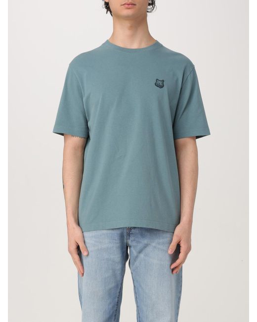 Maison Kitsuné T-Shirt Herren in Blue für Herren