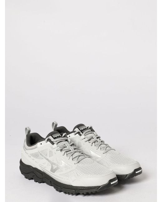 Mizuno White Wave Daichi Ls Mesh And Rubber Sneakers for men