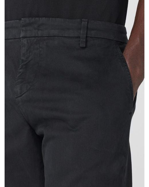 Dondup Black Pants for men