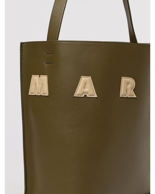 Marni Green Museo Shoulder Bag By