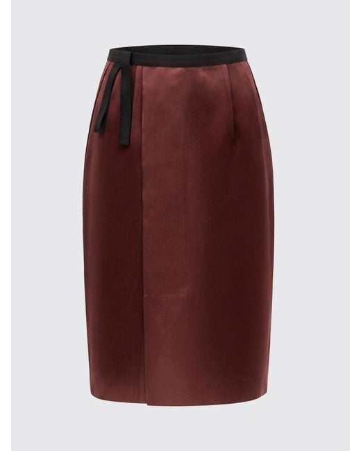 Maison Margiela Red Skirt