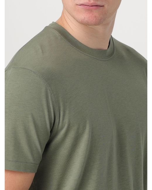 T-shirt in cotone di Tom Ford in Green da Uomo