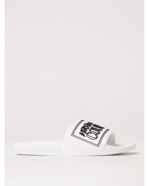Versace Jeans Couture White Sandals for men