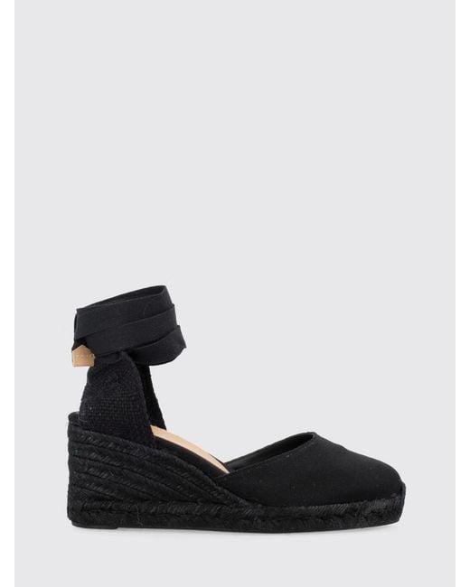 Castaner Black Carnia Wedges