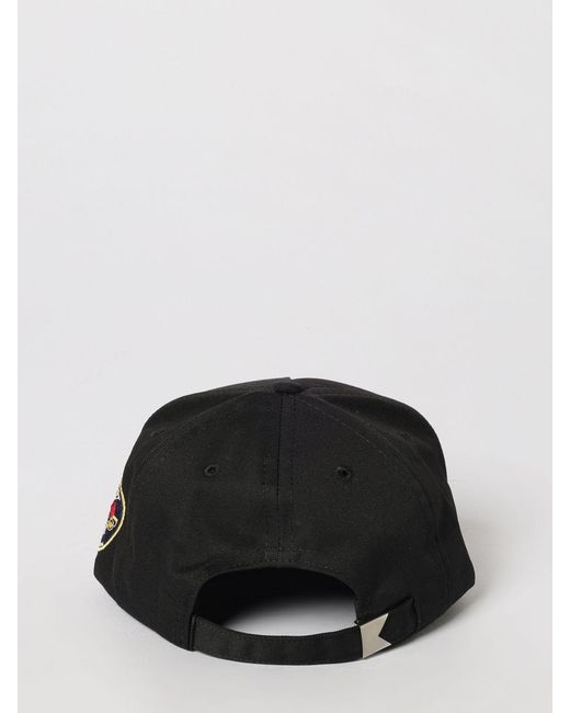 Rhude Black Cotton Blend Baseball Cap for men
