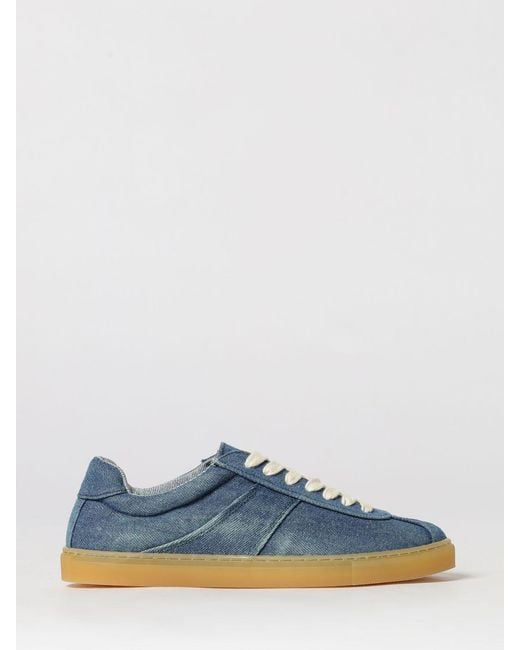COPENHAGEN Blue Paia Cotton Denim Sneakers