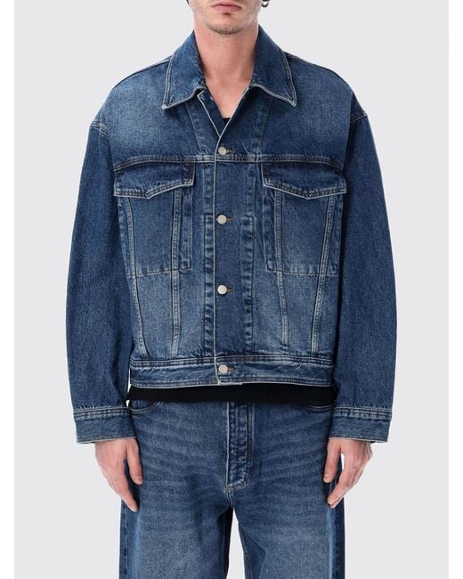 Studio Nicholson Blue Cotton Jacket for men