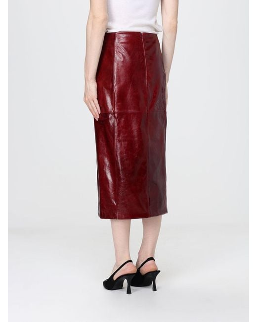 Sportmax Red Skirt