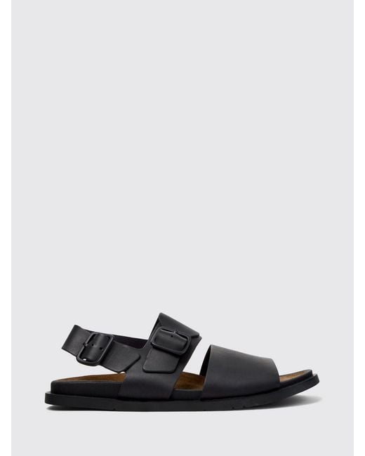 Camper White Lluc Leather Sandal for men