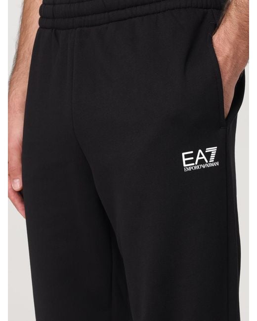 EA7 Black Pants for men