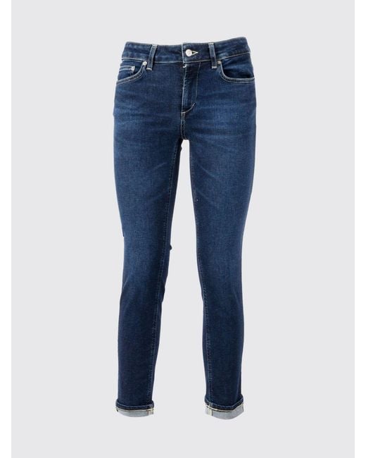 Dondup Blue Slim Fit Stretch Cotton Denim Jeans