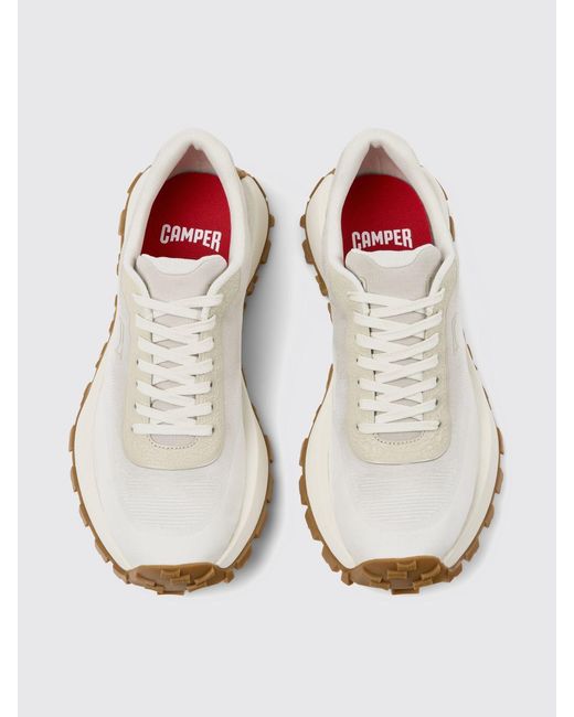 Camper White Drift Trail Recycled Fabric Sneakers