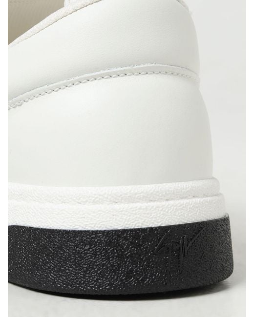 Sneakers in pelle di Giuseppe Zanotti in White da Uomo