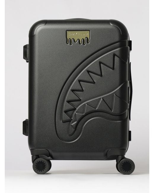 Sprayground Gray Polycarbonate Trolley With Embossed Logo for men