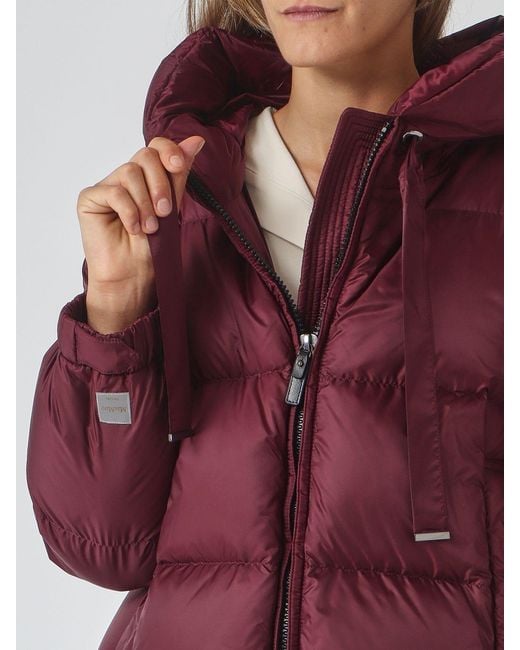 Max Mara Red Short Down Jacket