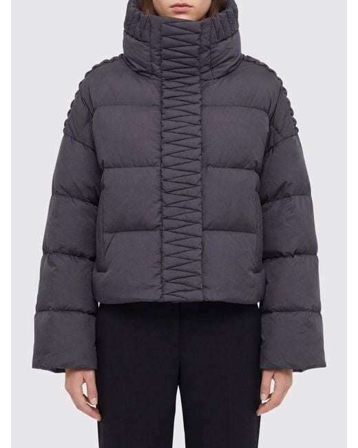 RAXXY Gray Quilted Padded Nylon Down Jacket