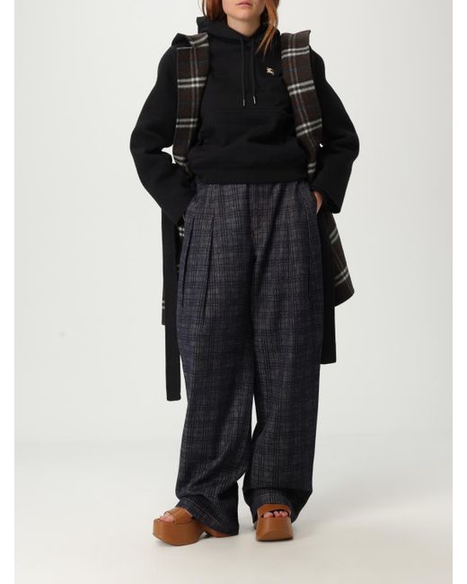 Abrigo Mujer Burberry de color Black