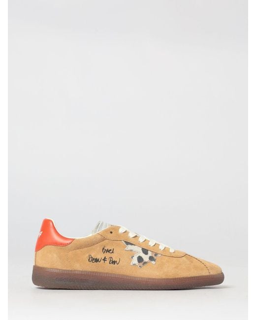 DSquared² Pink Rebel Suede Sneakers for men