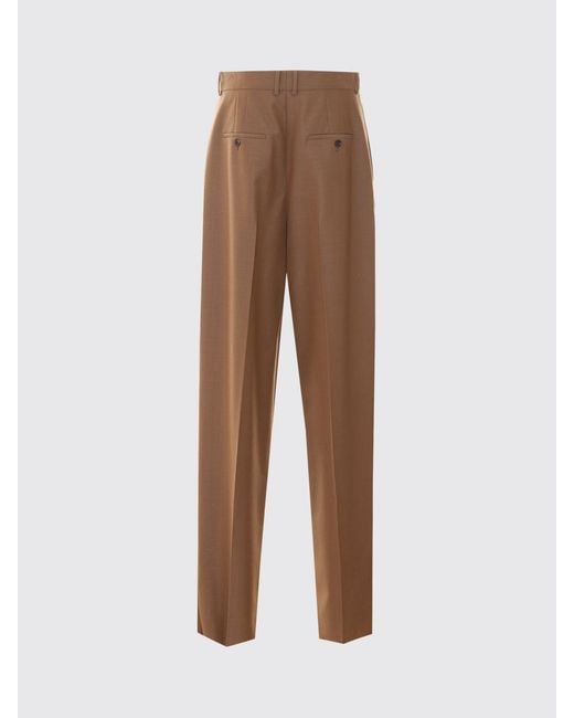 Saint Laurent Natural High-Waisted Skinny Pants