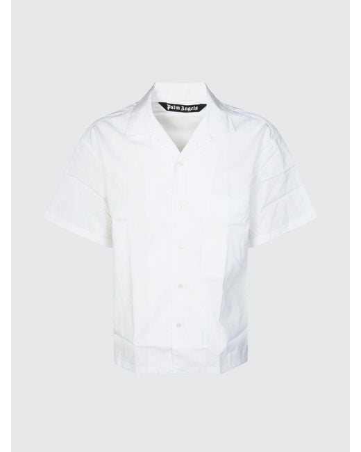 Palm Angels White Shirt for men