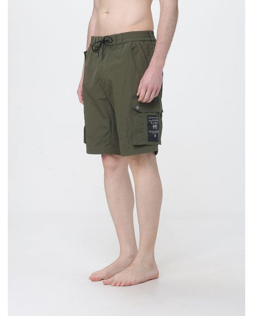 Dolce & Gabbana Green Dolce &Amp Gabbana Knee-Length Cargo Swim Shorts for men