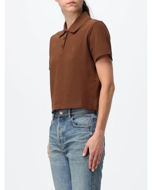 Saint Laurent Blue Polo Shirt