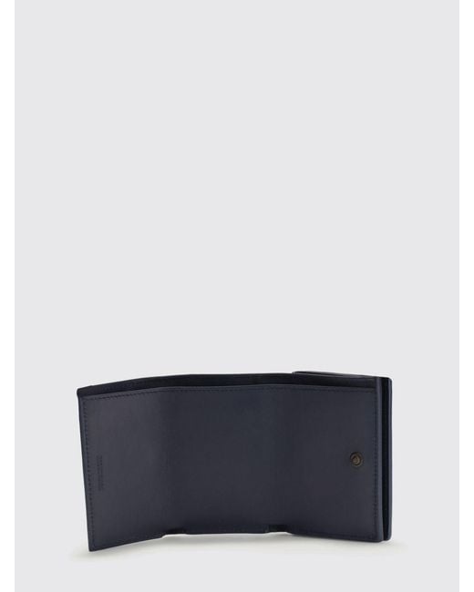 Balenciaga Blue Le City Arena Leather Wallet