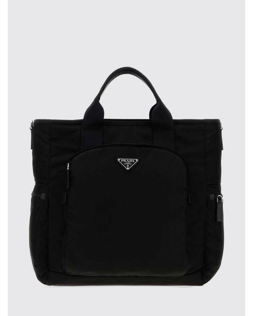 Prada Black Shoulder Bag for men
