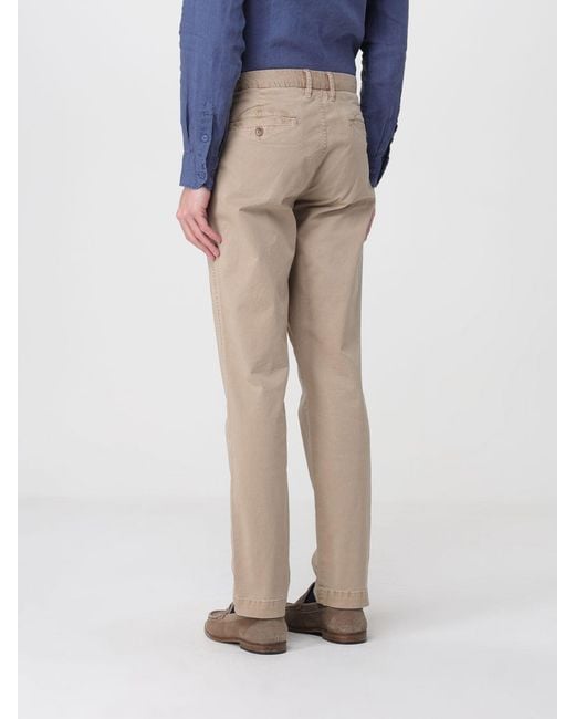 Blauer Blue Stretch Cotton Chino Trousers for men