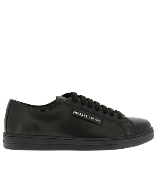 Prada Black Sneakers Shoes Men for men