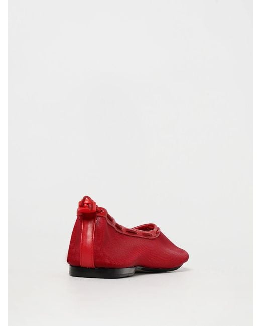 Alohas Red Ballet Flats