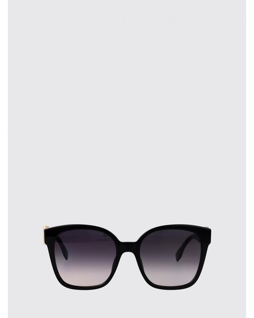 Fendi Black Ff Diamonds Acetate Sunglasses