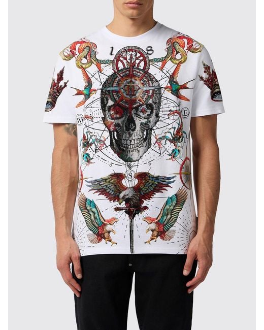 Philipp Plein White T-Shirt for men