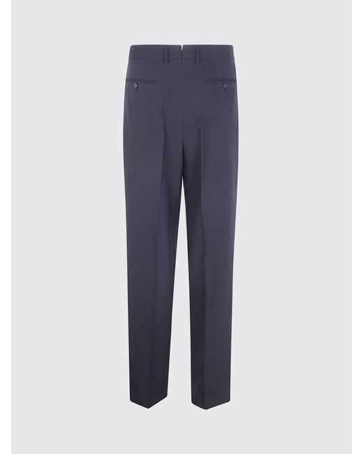 Tom Ford Blue Wool And Cashmere Tailored Trousers for men